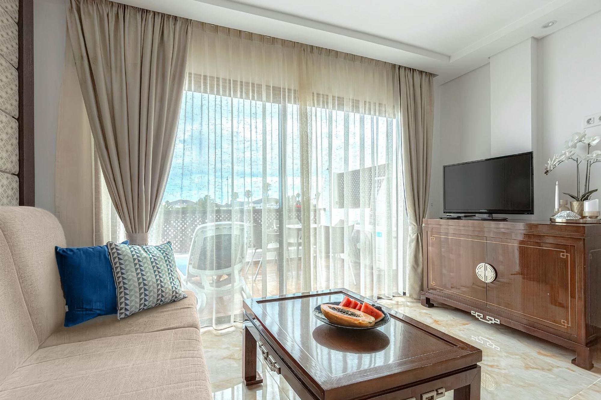 Ocean View Apartment In Albatros Golf Del Sur San Miguel de Abona Dış mekan fotoğraf